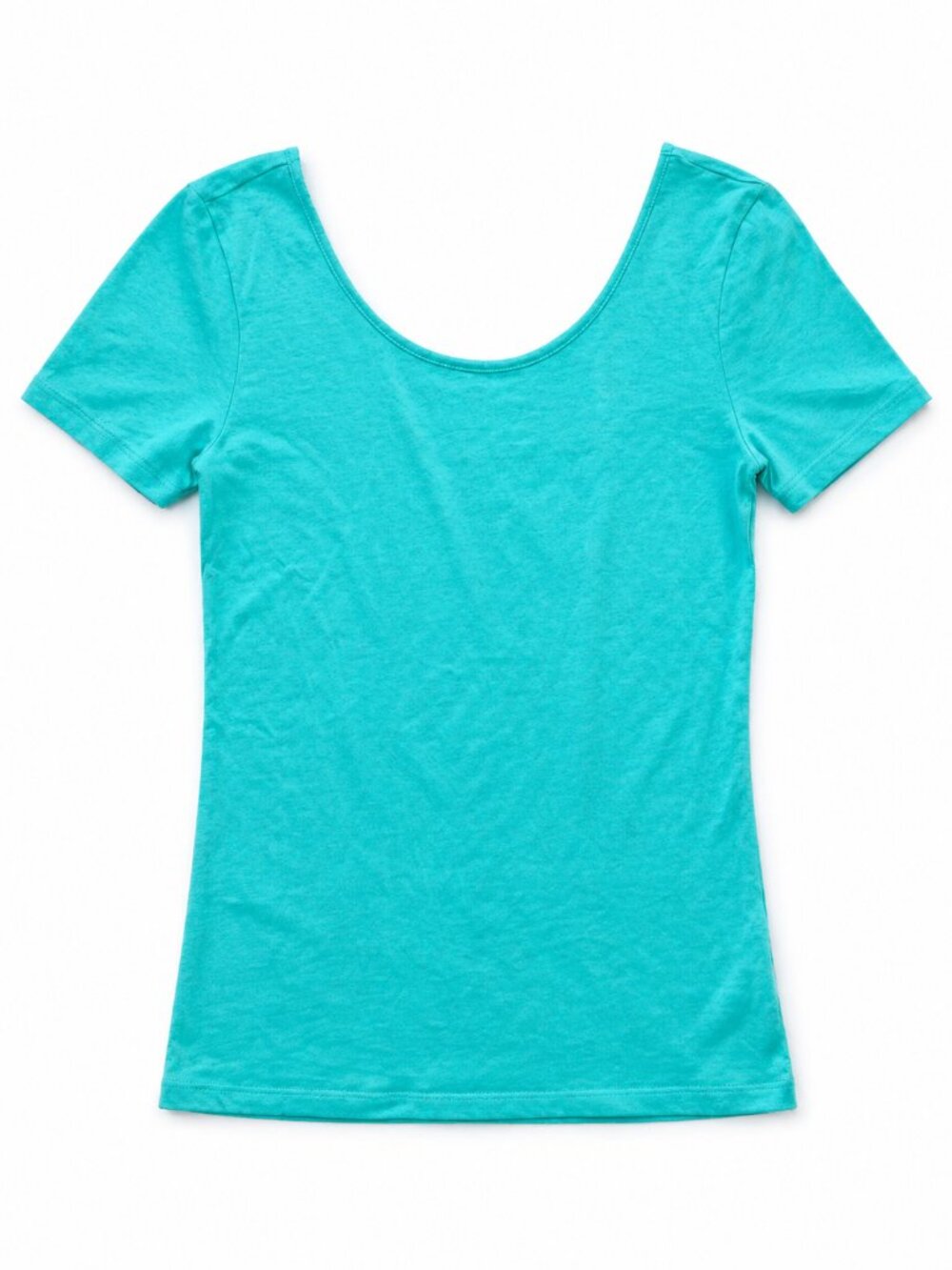 BP Nordstrom Teal Scoop Back Short Sleeve Tee Juniors L